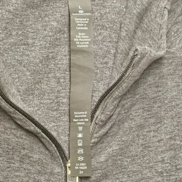 Lululemon Athletica Full Zip Hoodie L - Picture 4 of 9
